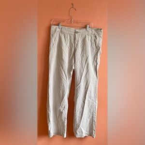 Pilcro Linen Relaxed Fit Pants